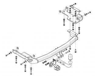 trekhaak montage handleidning Nissan Murano z50