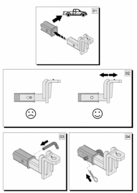 Trekhaak USA Adapter 50,8 x 50,8 blok inschuif 5611AH-6 | Met RDW keuring