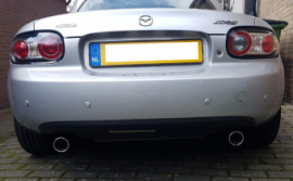 Trekhaak Mazda MX-5 NC Cabrio Bouwjaren vanaf 2005 Afneembare trekhaak Verticaal afneembare trekhaak geen bumper uitsnede Voor fietsendrager