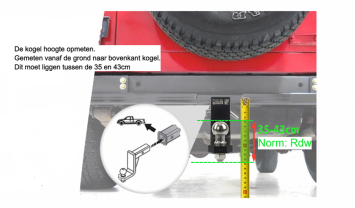 Trekhaak USA cars adapter 51,5 x 51,5 adapter koppelstuk Met RDW keuring 5611ZK-8