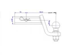 Trekhaak USA adapter Cars koppelstuk adapter 5611ZK-2 | Met RDW keuring